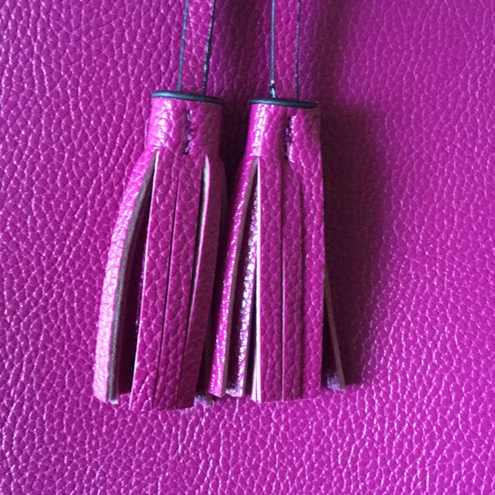 Magenta Neiman Marcus Tote Bag BEAUTIFUL - Picture 3 of 8